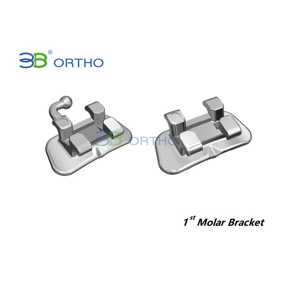 3B KIT BRACKET MOLAR MBT 022 W/HPPK 3,4,5 kit 4 unidades